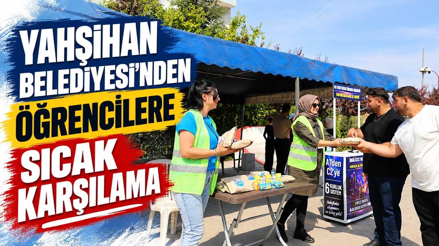 Yahşihan Belediyesi’nden öğrencilere sıcak karşılama