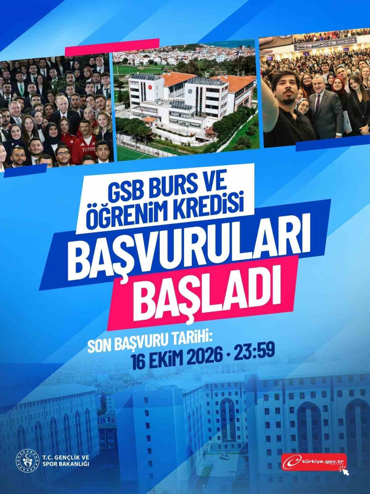 Burs ve öğrenim kredisi başvuruları başladı