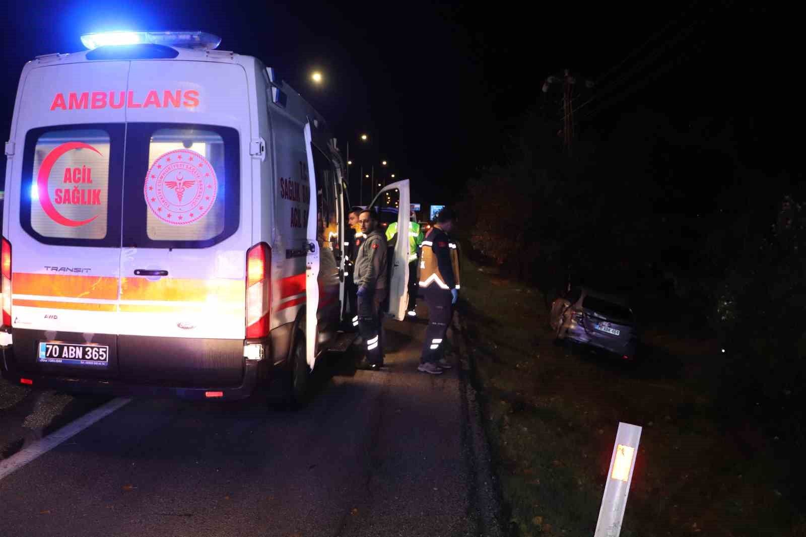 Karaman'da otomobiller çarpıştı: 4 yaralı